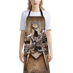 Freemasonry Emblem Print Bib Apron With Pocket