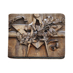 Freemasonry Emblem Print Bifold Wallet