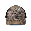 Freemasonry Emblem Print Black Mesh Trucker Hat