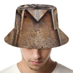 Freemasonry Emblem Print Bucket Hat