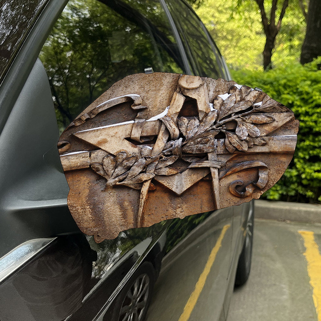 Freemasonry Emblem Print Car Side Mirror Covers