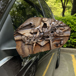 Freemasonry Emblem Print Car Side Mirror Covers
