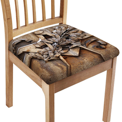 Freemasonry Emblem Print Chair Cushion Cover
