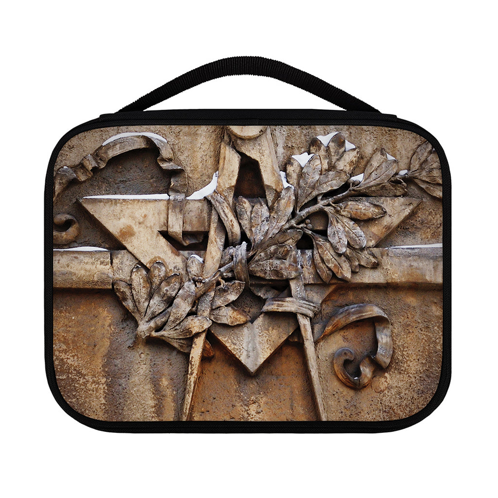 Freemasonry Emblem Print Classic Bible Case
