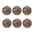 Freemasonry Emblem Print Coaster Set