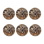 Freemasonry Emblem Print Coaster Set