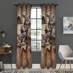 Freemasonry Emblem Print Curtain
