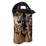 Freemasonry Emblem Print Double Neoprene Wine Tote