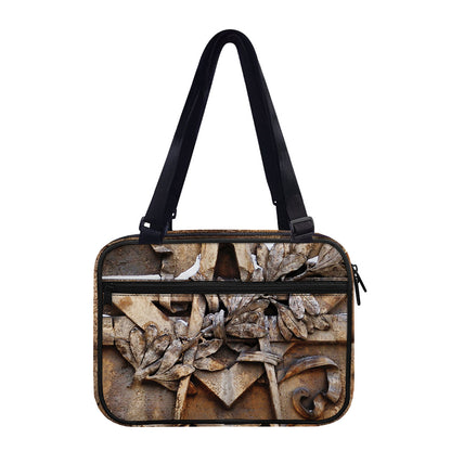 Freemasonry Emblem Print Double Strap Bible Bag