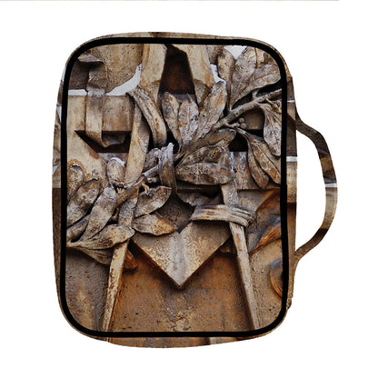 Freemasonry Emblem Print Front Pocket Bible Bag
