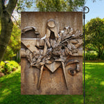 Freemasonry Emblem Print Garden Flag
