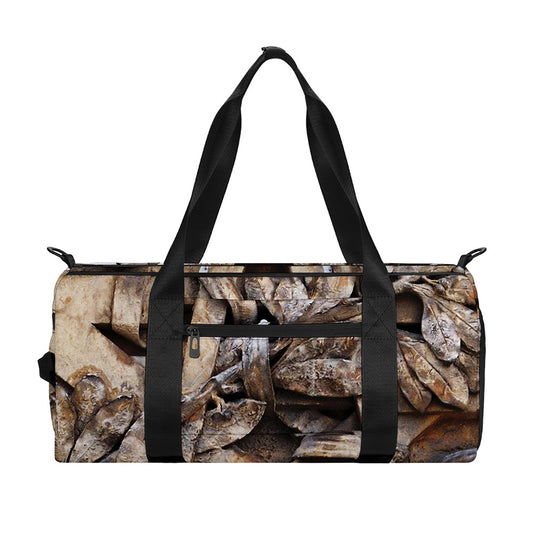 Freemasonry Emblem Print Gym Bag