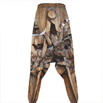 Freemasonry Emblem Print Hammer Pants