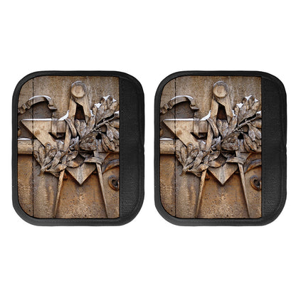 Freemasonry Emblem Print Handle Covers