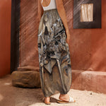 Freemasonry Emblem Print Harem Pants
