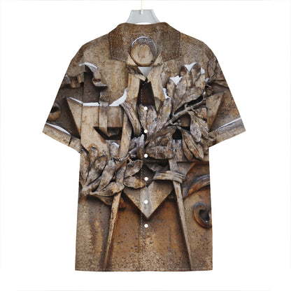Freemasonry Emblem Print Hawaiian Shirt