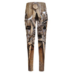 Freemasonry Emblem Print High-Waisted Pocket Leggings