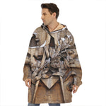 Freemasonry Emblem Print Hoodie Blanket