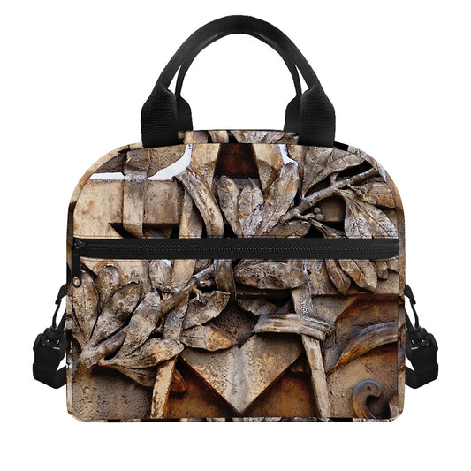 Freemasonry Emblem Print Insulated Lunch Bag