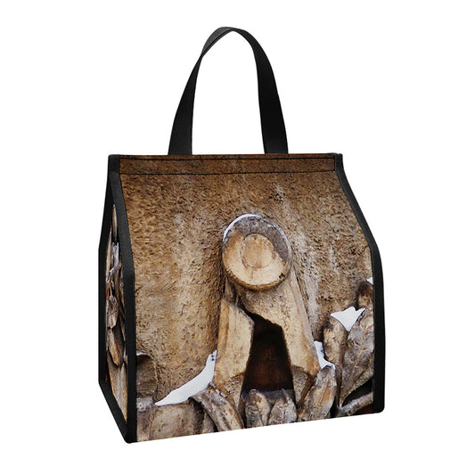Freemasonry Emblem Print Insulated Lunch Tote