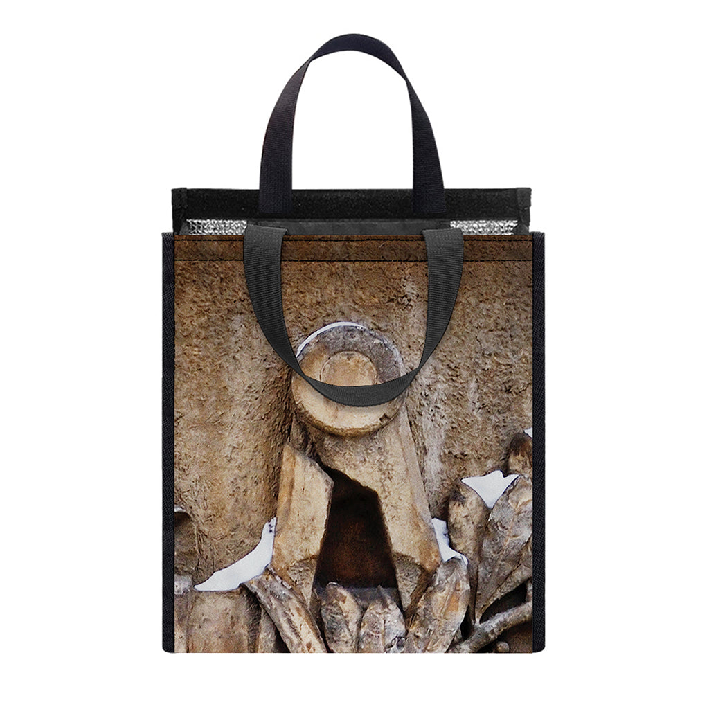 Freemasonry Emblem Print Insulated Lunch Tote