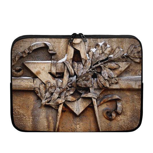 Freemasonry Emblem Print Laptop Sleeve