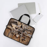 Freemasonry Emblem Print Laptop Sleeve With Handle