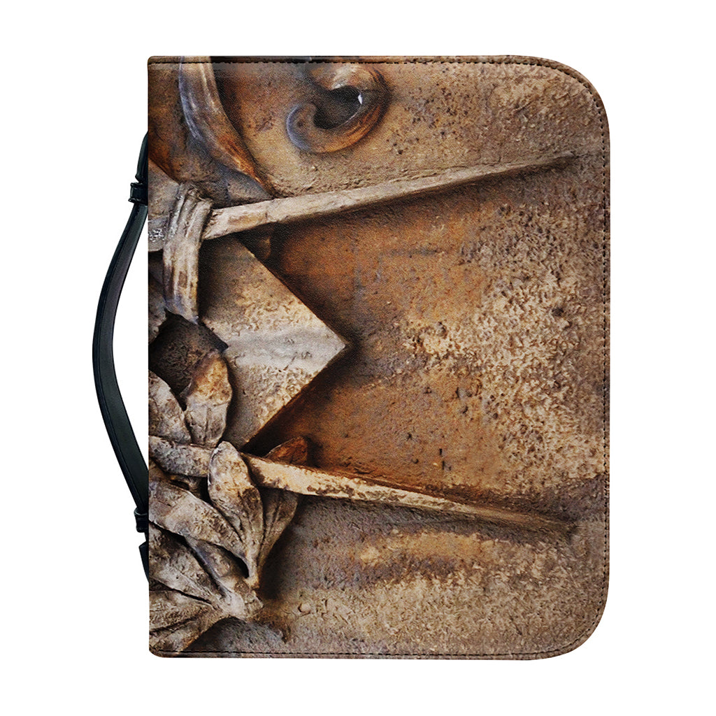 Freemasonry Emblem Print Leather Bible Cover