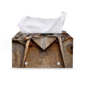 Freemasonry Emblem Print Leather Tissue Box Cover