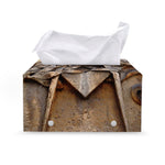 Freemasonry Emblem Print Leather Tissue Box Cover