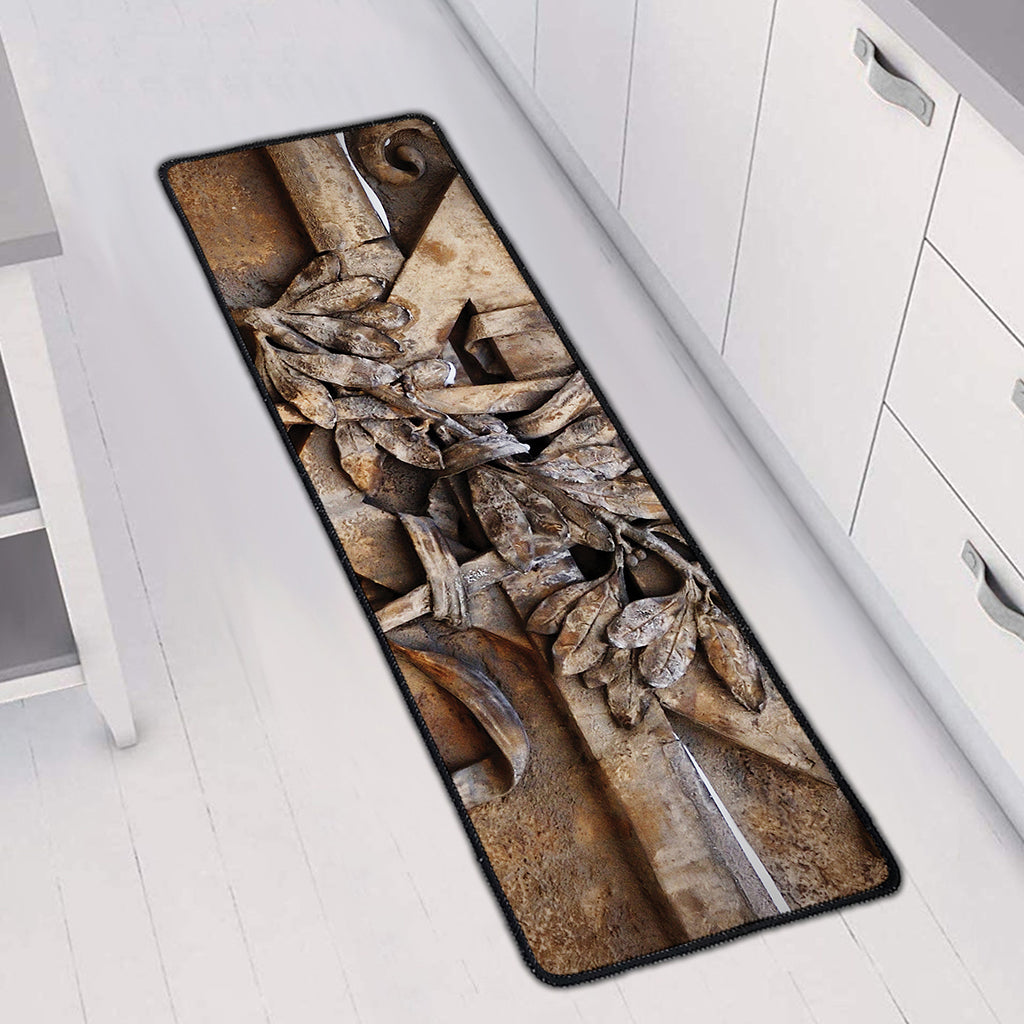 Freemasonry Emblem Print Long Kitchen Mat