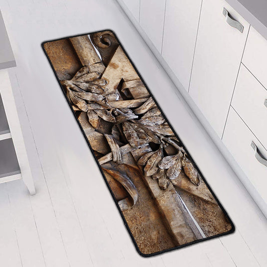 Freemasonry Emblem Print Long Kitchen Mat