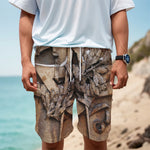 Freemasonry Emblem Print Men's Cargo Shorts