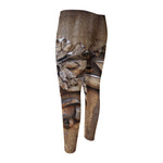 Freemasonry Emblem Print Men's Compression Pants
