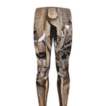 Freemasonry Emblem Print Men's leggings