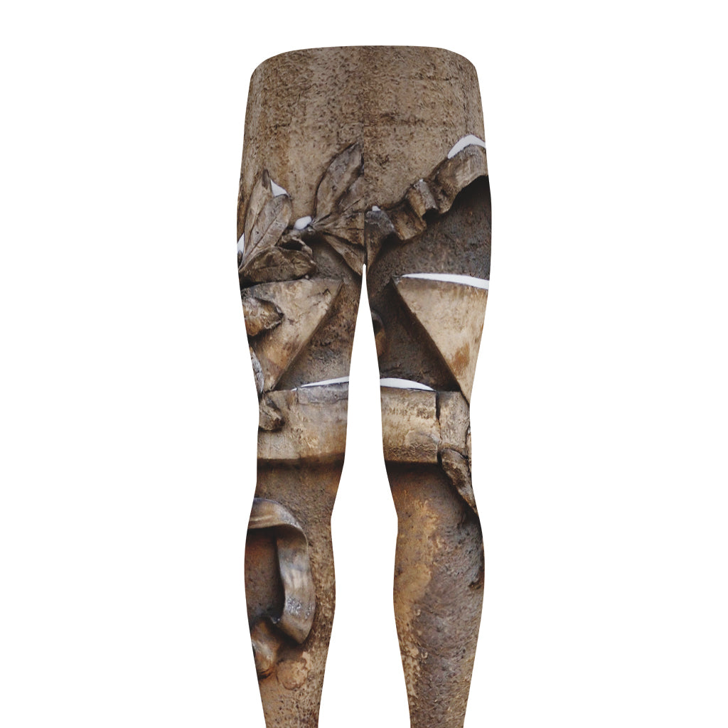 Freemasonry Emblem Print Men's leggings