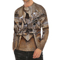 Freemasonry Emblem Print Men's Long Sleeve Rash Guard