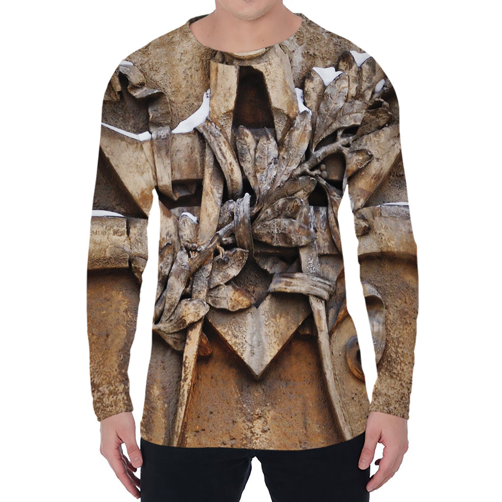Freemasonry Emblem Print Men's Long Sleeve T-Shirt