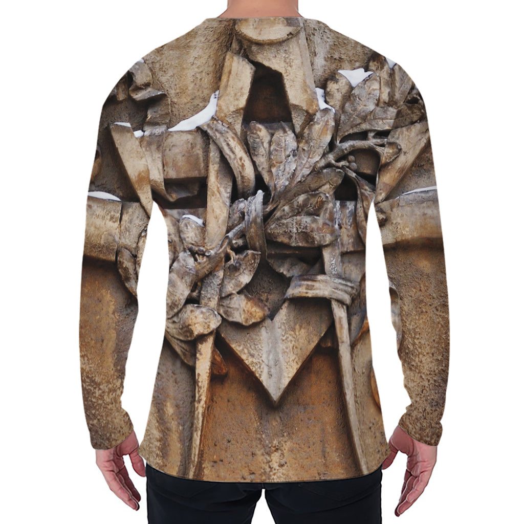 Freemasonry Emblem Print Men's Long Sleeve T-Shirt