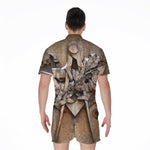 Freemasonry Emblem Print Men's Rompers