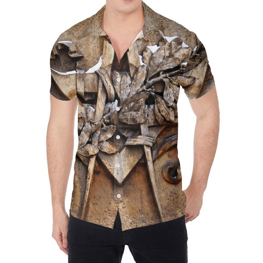 Freemasonry Emblem Print Men's Shirt