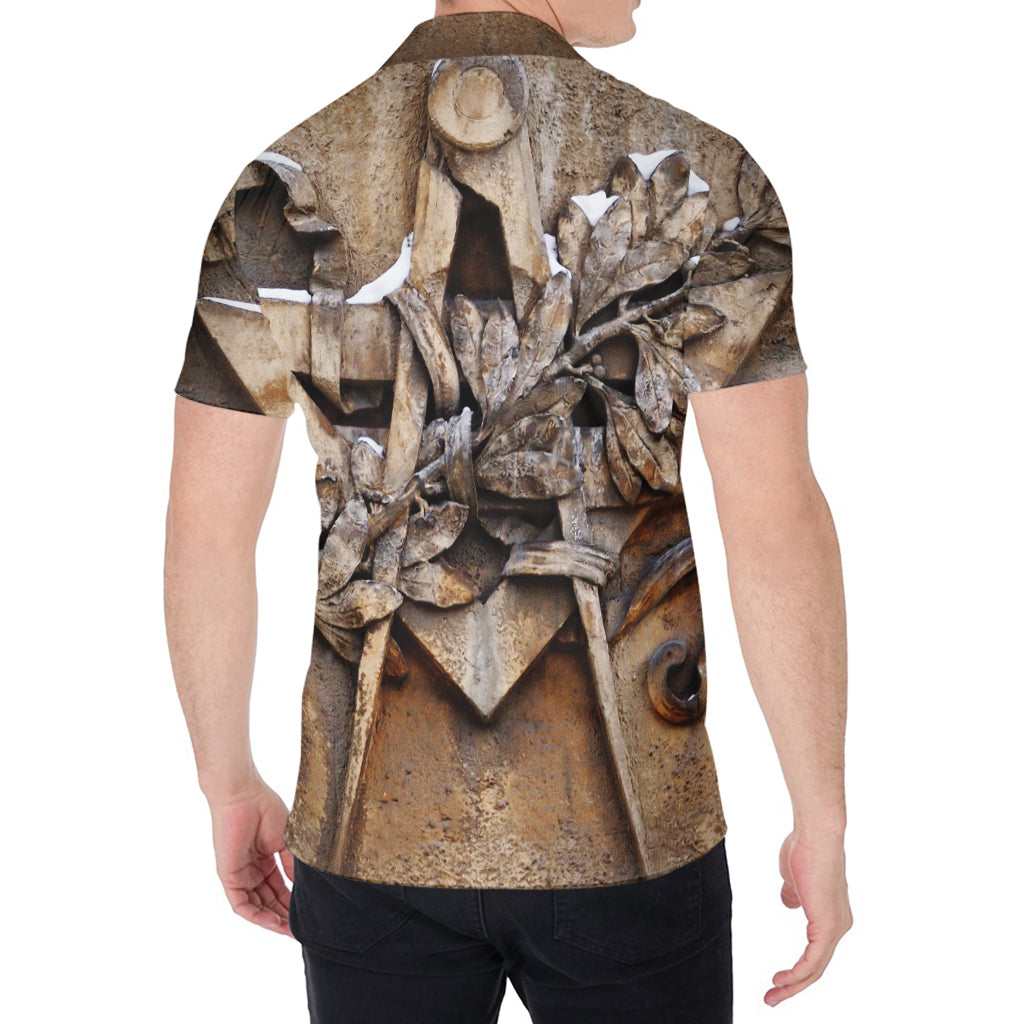 Freemasonry Emblem Print Men's Shirt