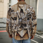Freemasonry Emblem Print Men's Shirt Jacket