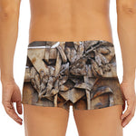Freemasonry Emblem Print Men's Short Boxer Briefs