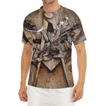 Freemasonry Emblem Print Men's Short Sleeve Rash Guard