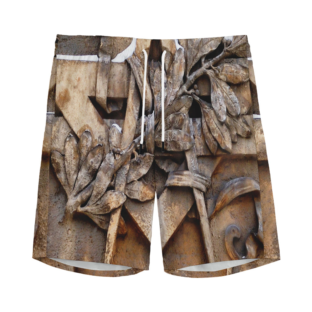 Freemasonry Emblem Print Men's Sports Shorts