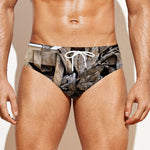 Freemasonry Emblem Print Men's Swim Briefs