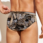 Freemasonry Emblem Print Men's Swim Briefs