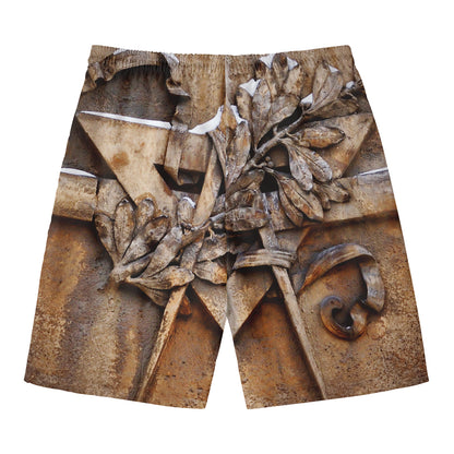 Freemasonry Emblem Print Men's Swim Trunks