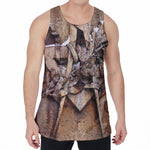 Freemasonry Emblem Print Men's Velvet Tank Top